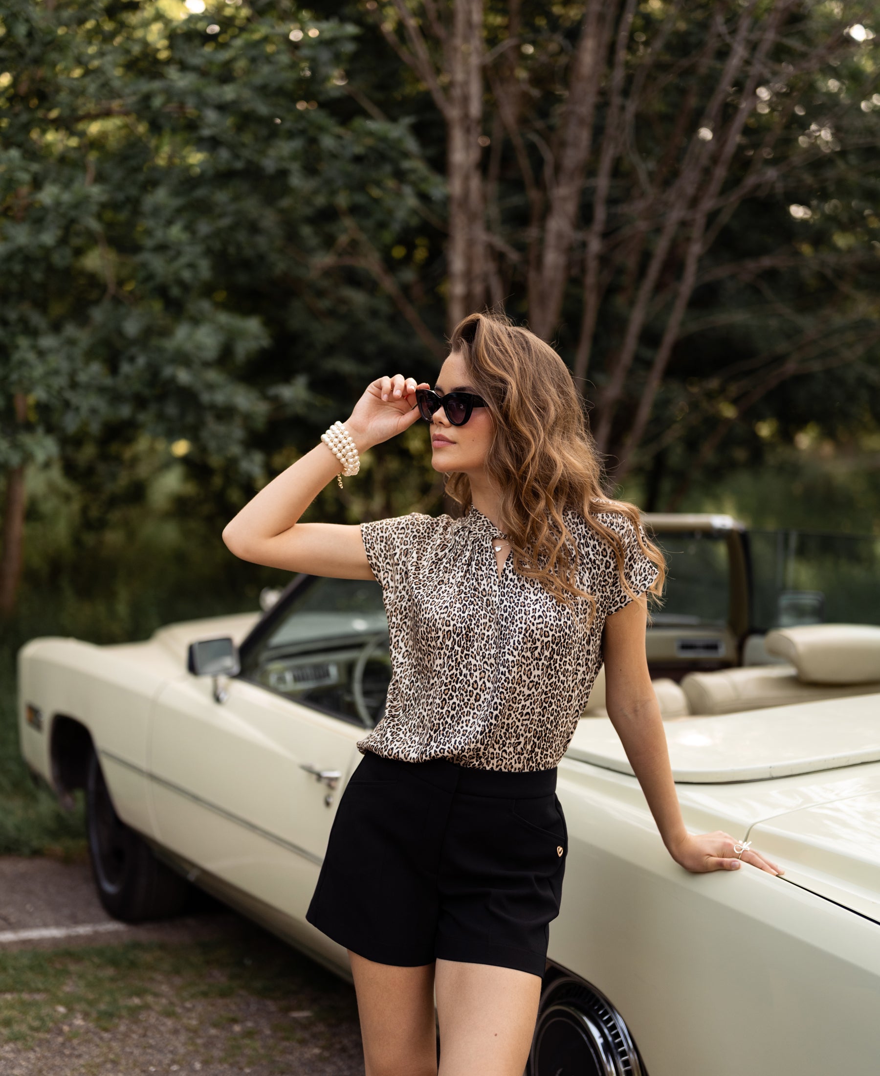 Blousetop LA Silou Panterprint