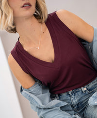 Lyocell top LA SIRA Bordeaux