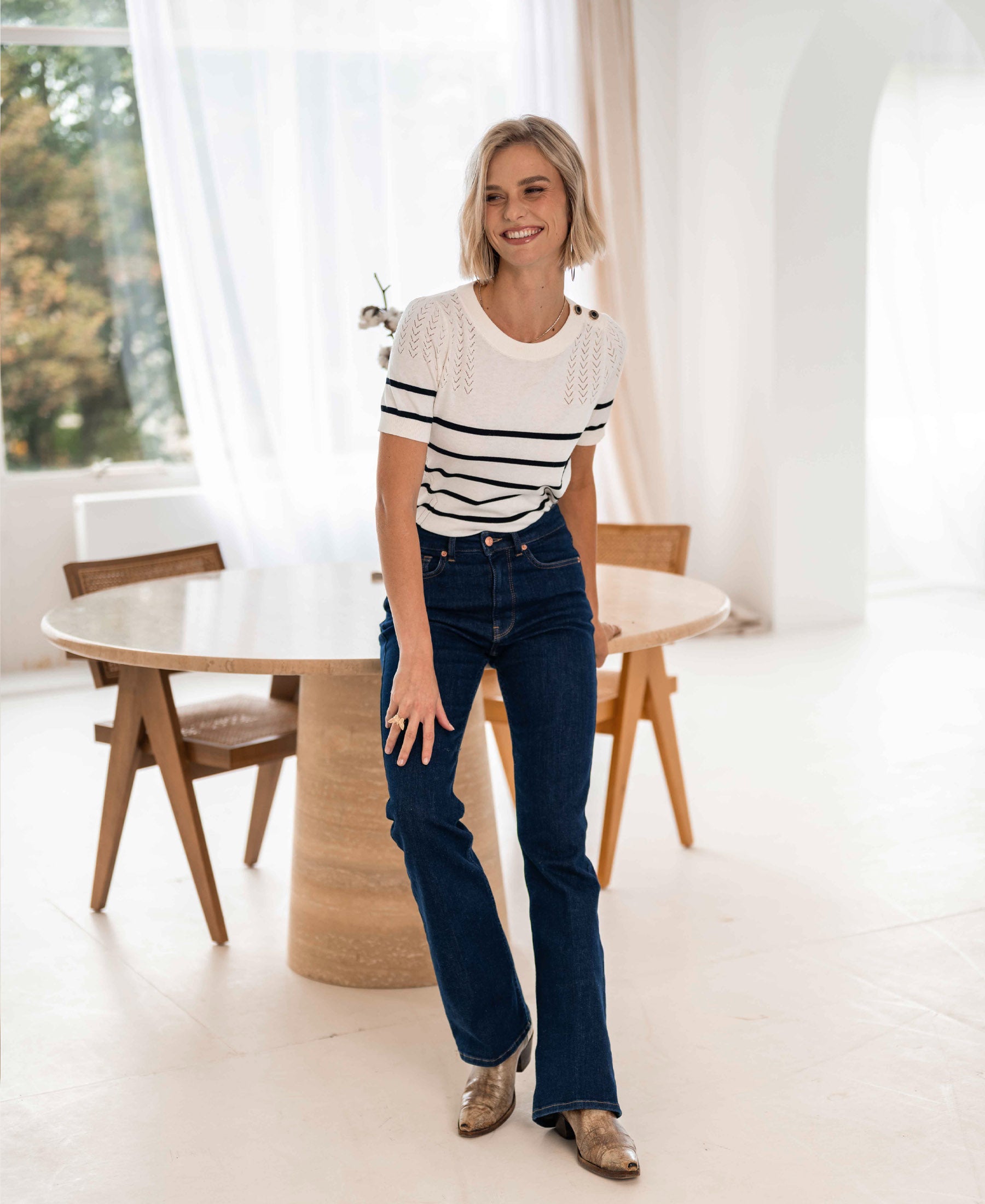 Jeans LES FLARES Rinsewash