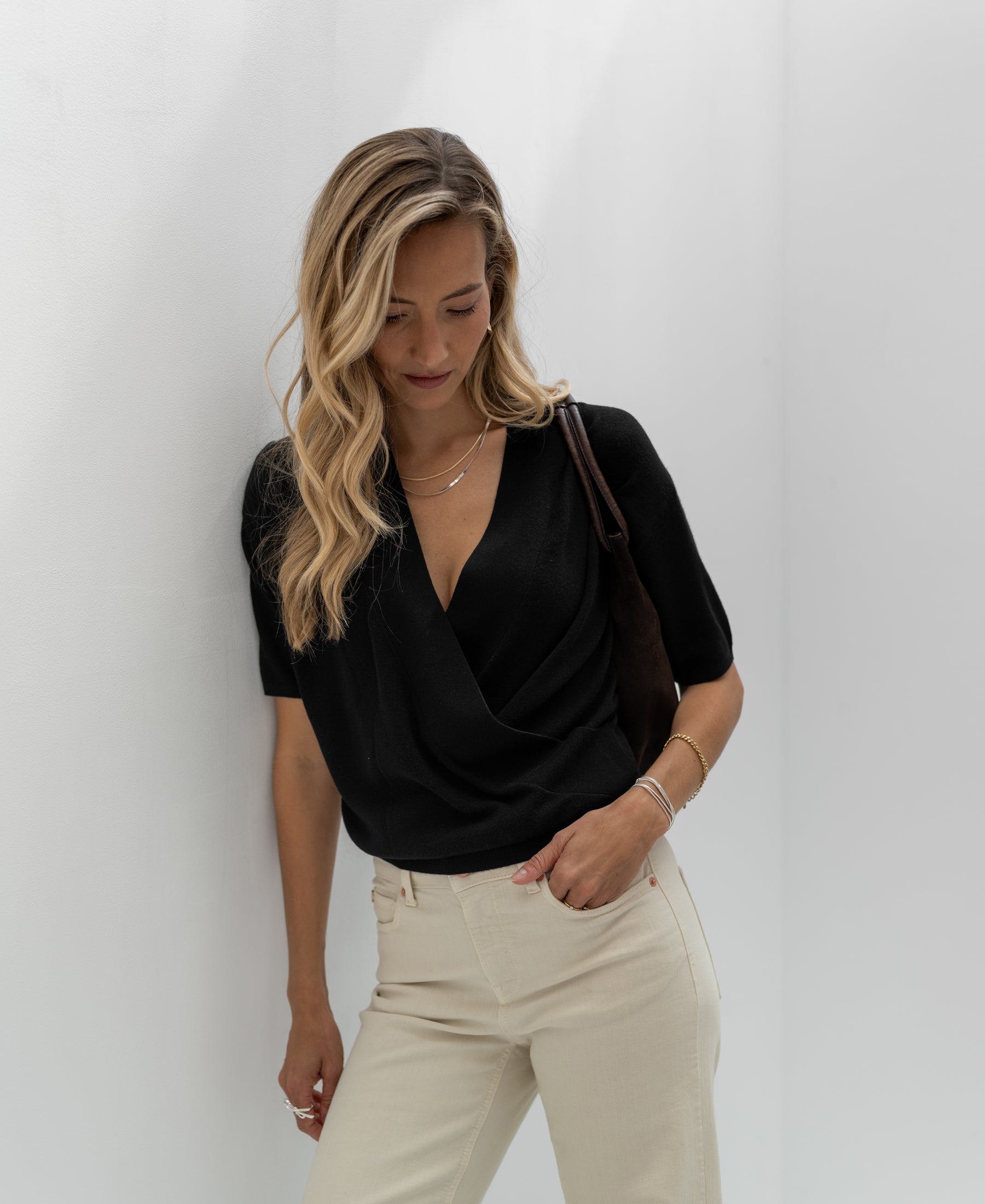 Wickelpulli LES TROIS Schwarz