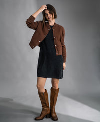 Merino wool dress LA TWIGGY Anthracite