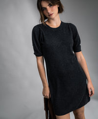 Merino wool dress LA TWIGGY Anthracite