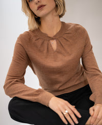Pullover aus Merinowolle LA TWIST Chai Tee
