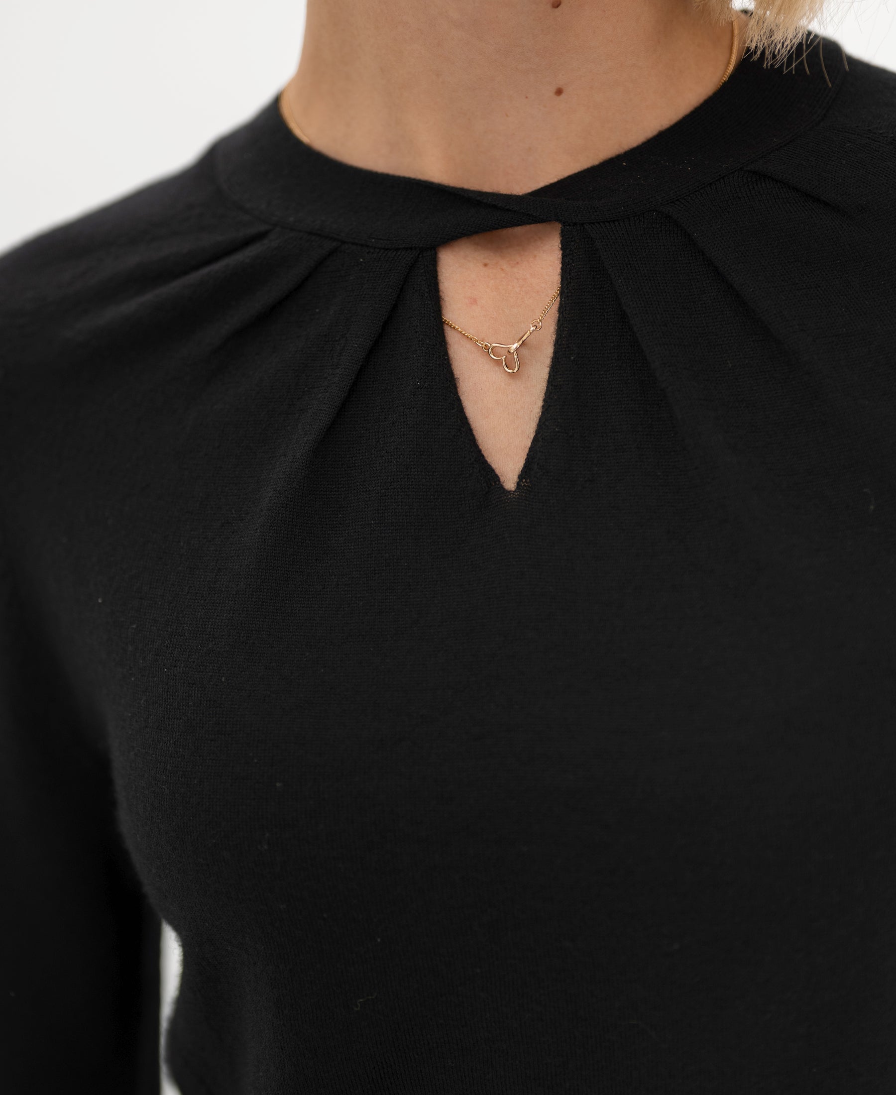 Pullover aus Merinowolle LA TWIST Schwarz