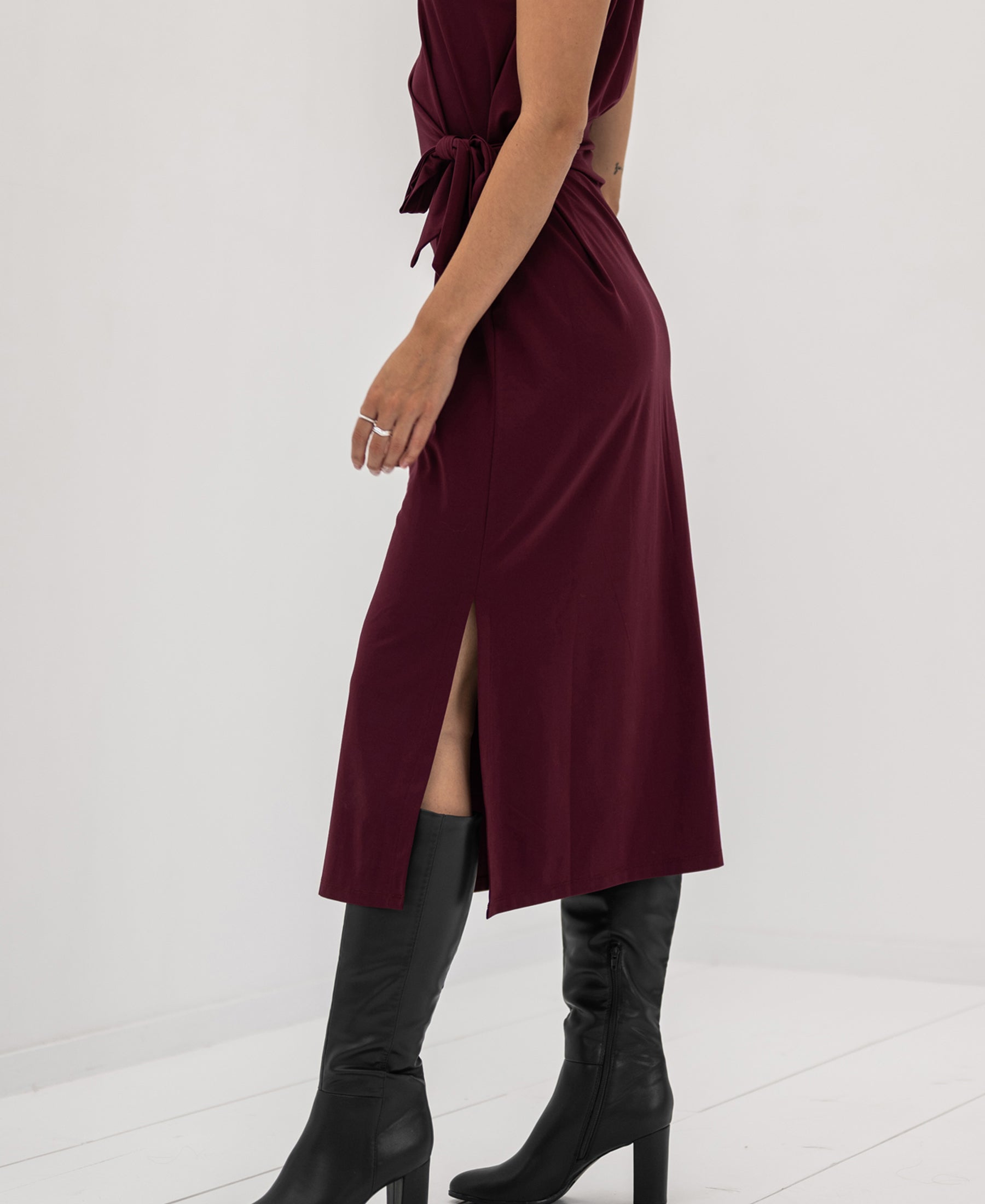 The PLEIN PUBLIQUE Bordeaux travel dress LA TOULOUSE.