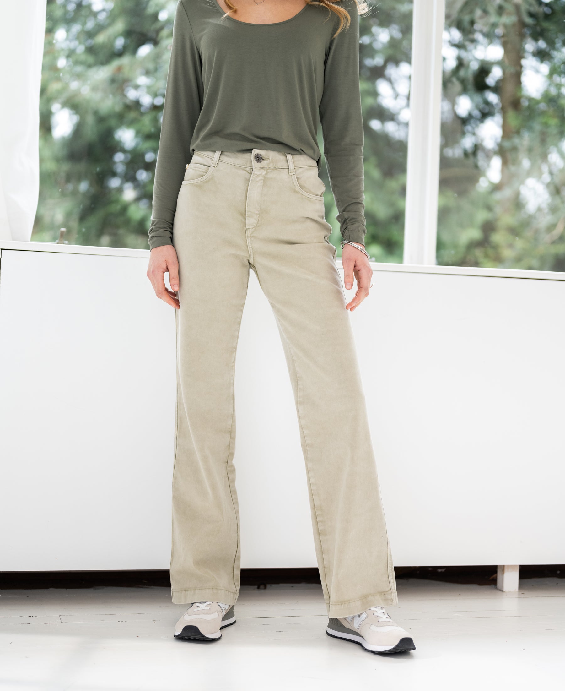 5-pocket pants LE YANNICK Lichtgroen