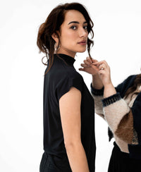 Travel top LA ROMY Black
