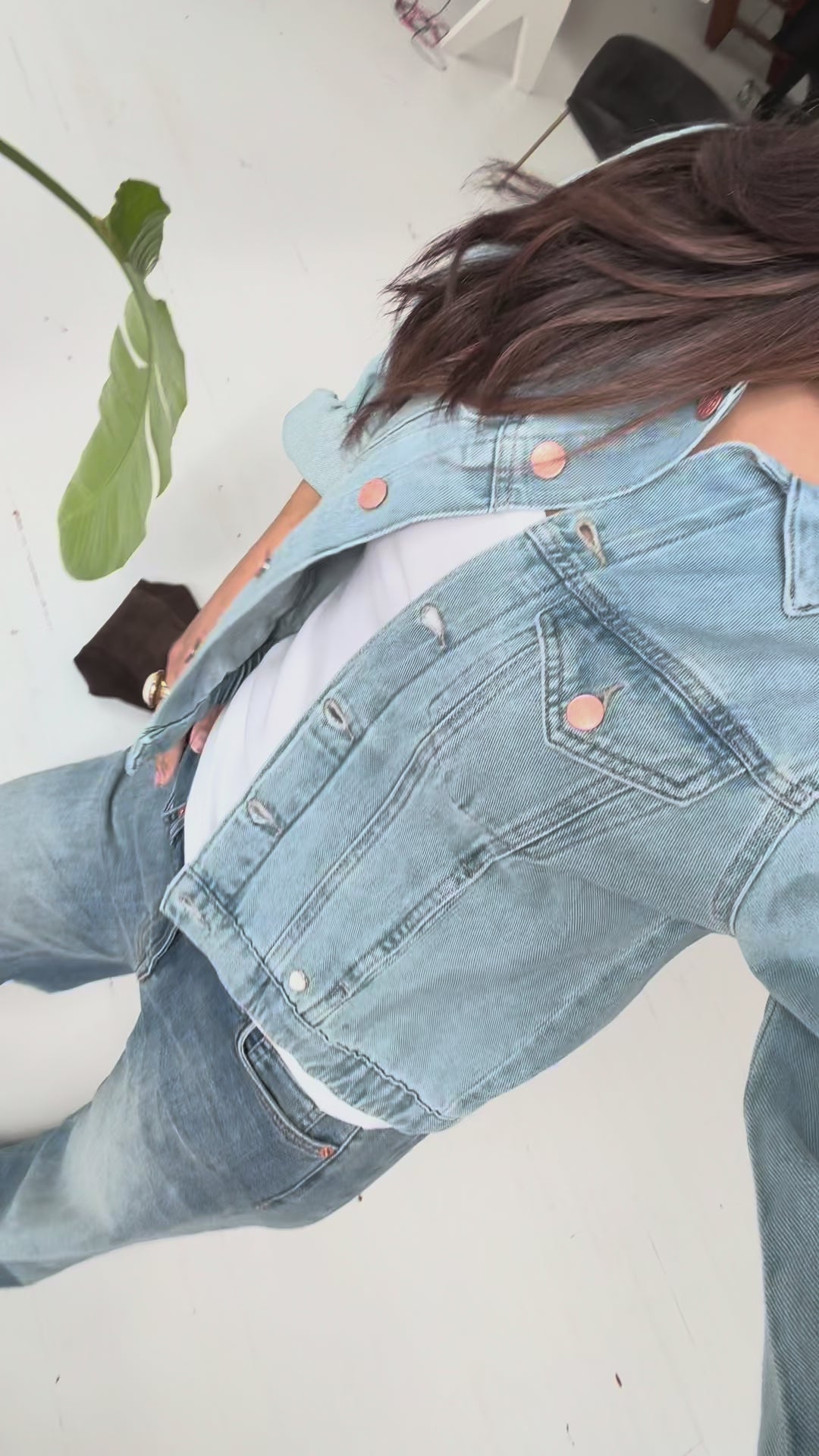 Jeans jacket LA JACKY Bleached