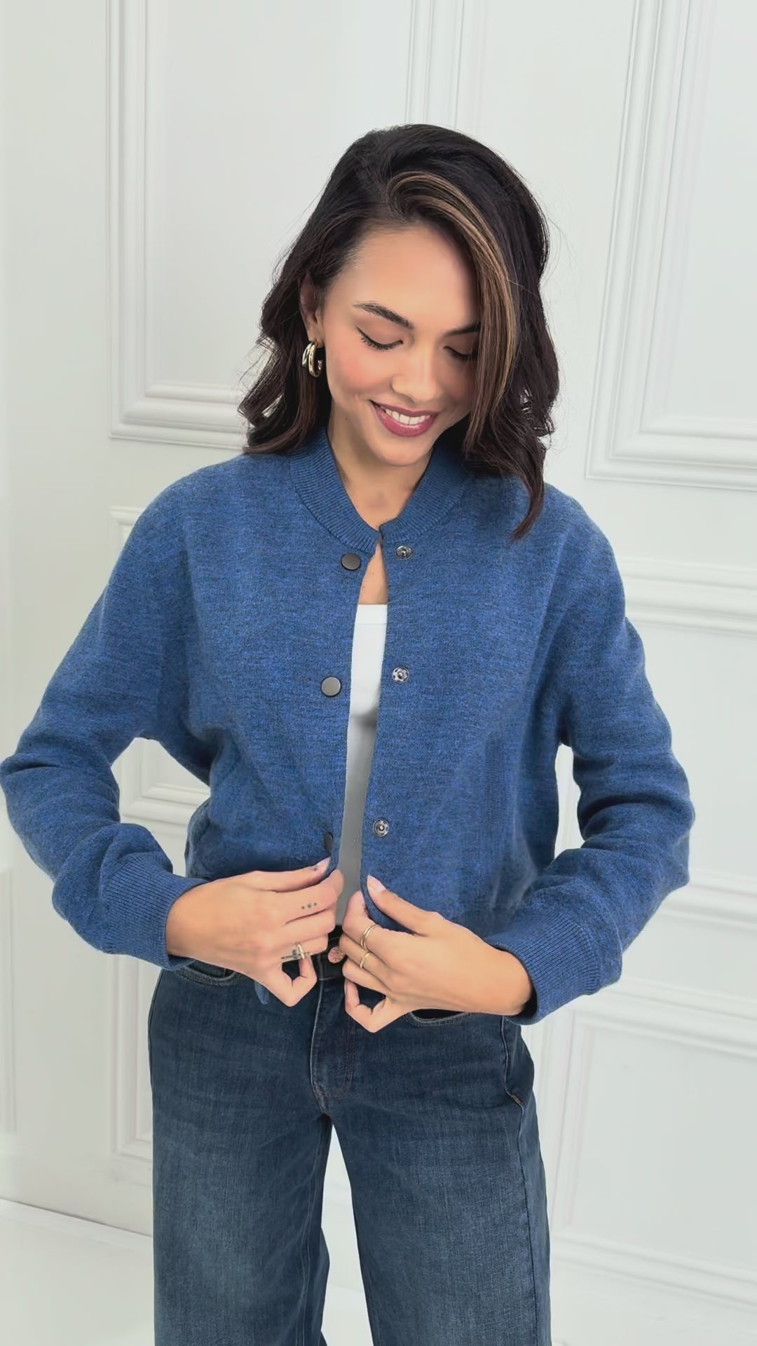 Bomber Jacket LA BOMBA Jeansblue