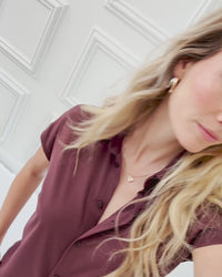 Travelblouse LA DELON Cacao