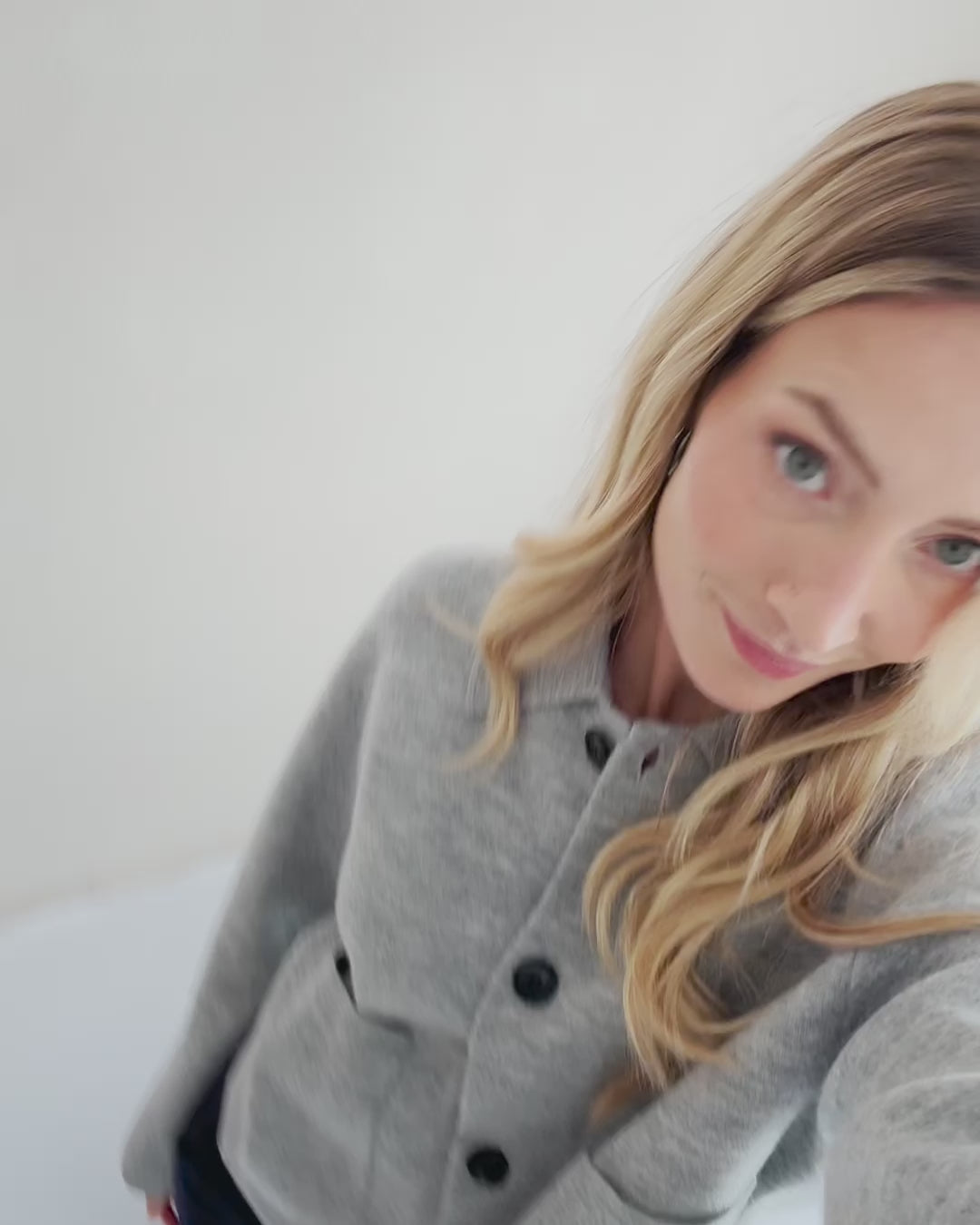 Wollen jasje LA FAYE Grijs