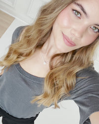 Linnen T-shirt LA DIMI Middengrijs