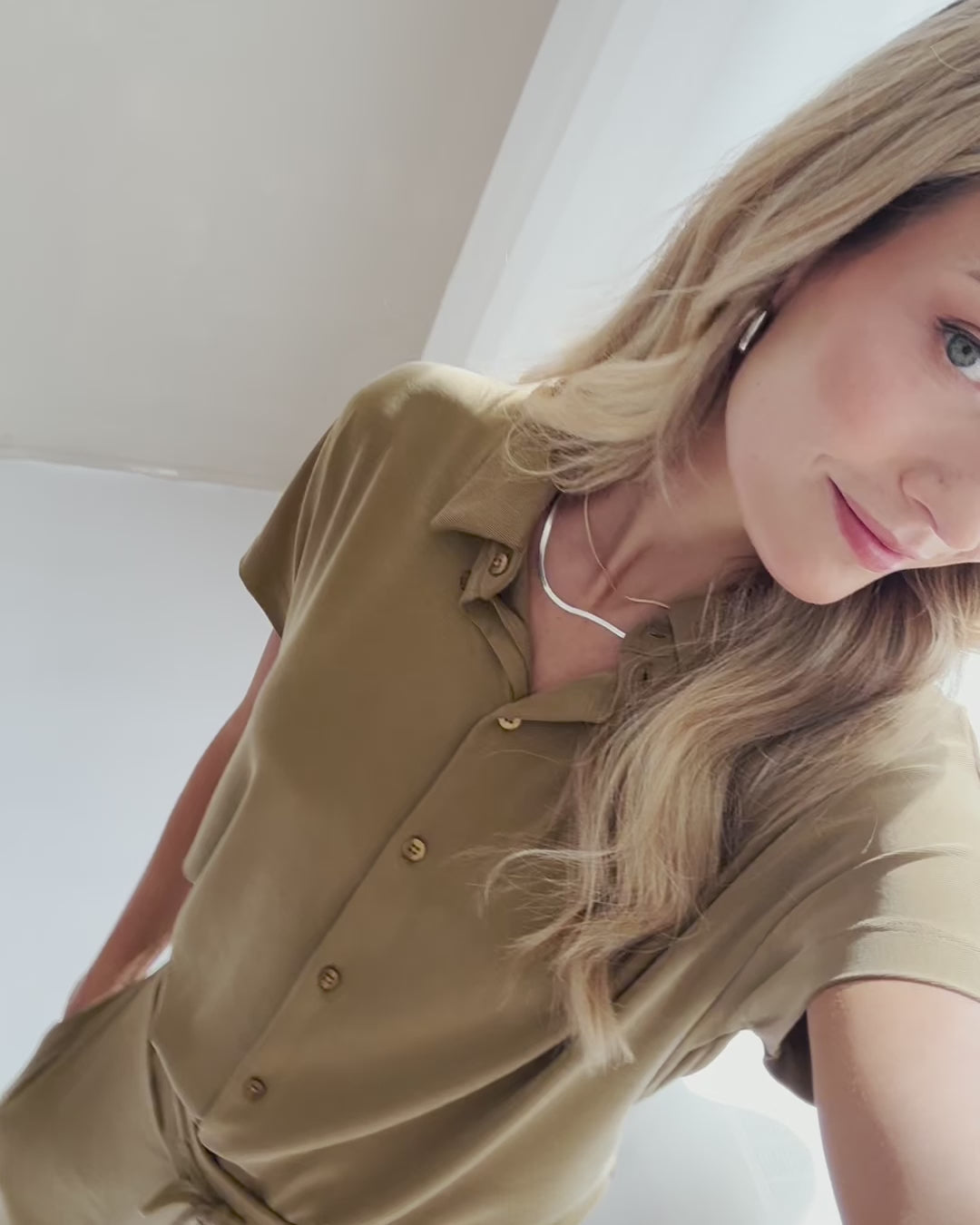 Jersey blouse MASON Olive