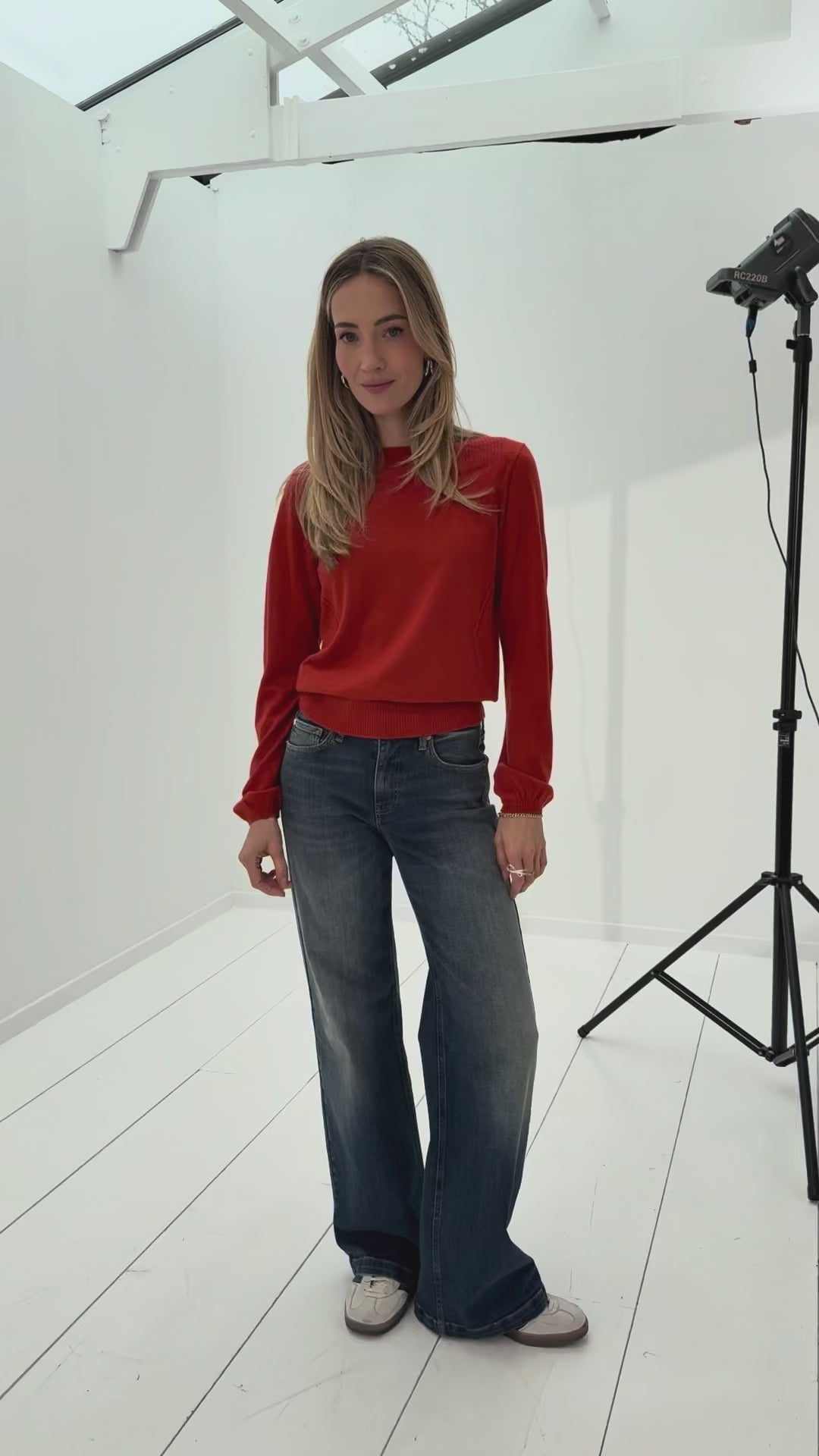 Boatneck sweater LA MUSE Cayenne