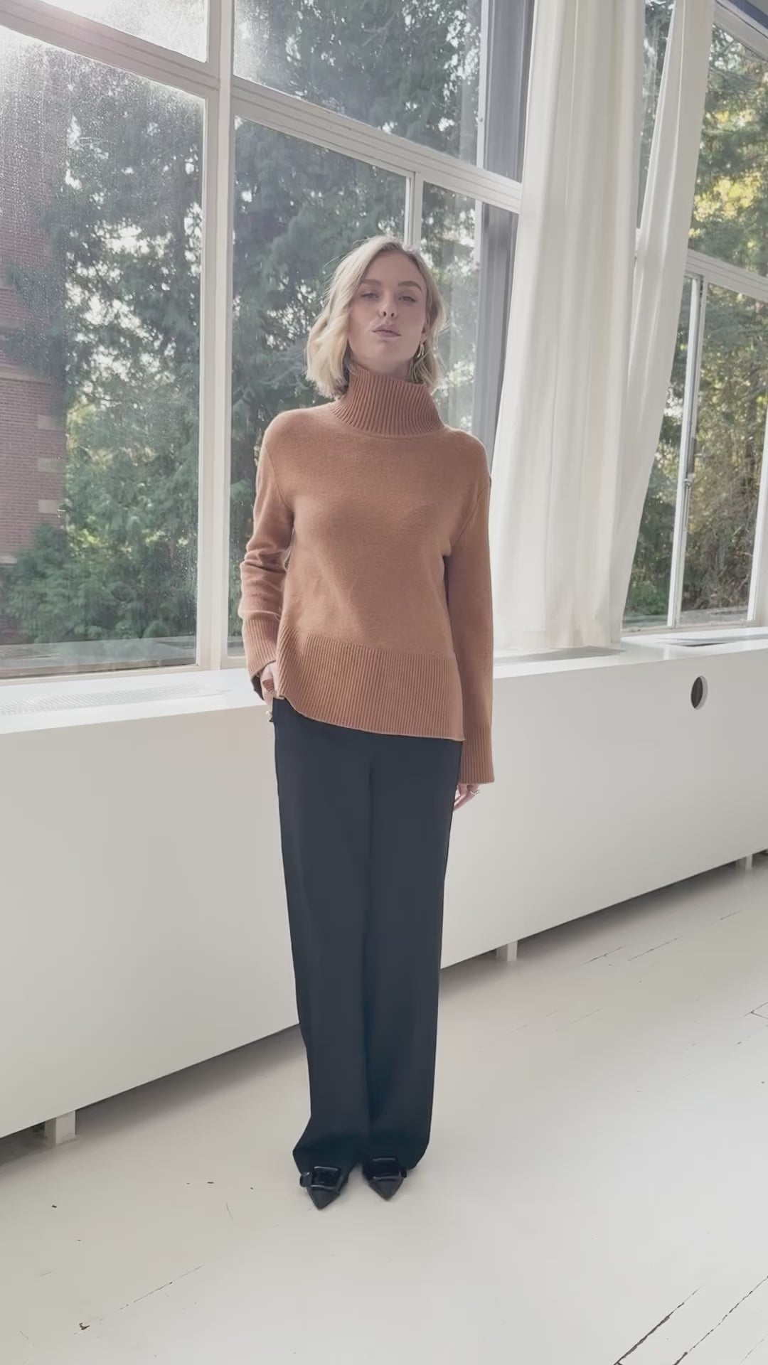 Turtleneck LA COZY Camel