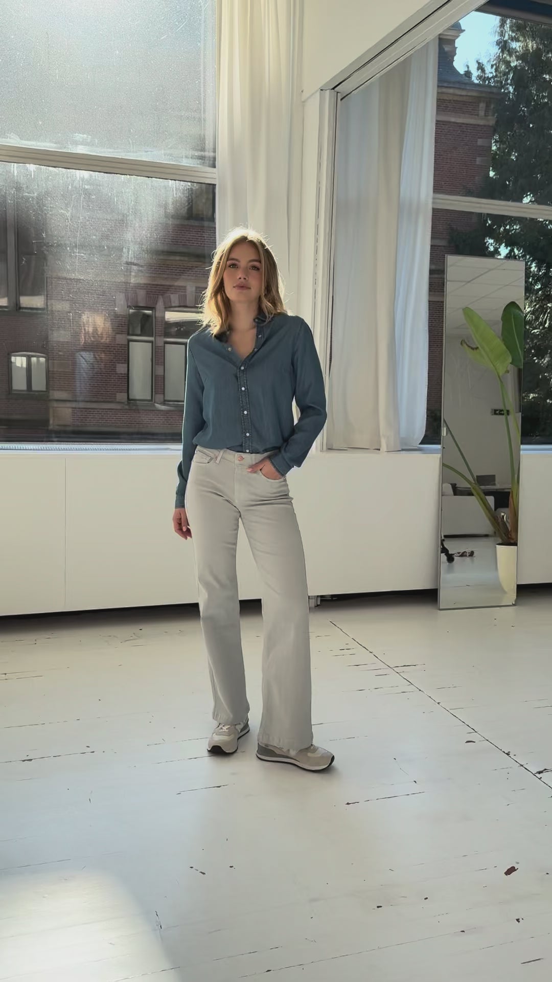 Jeans LES DEUX Lichtgrijs