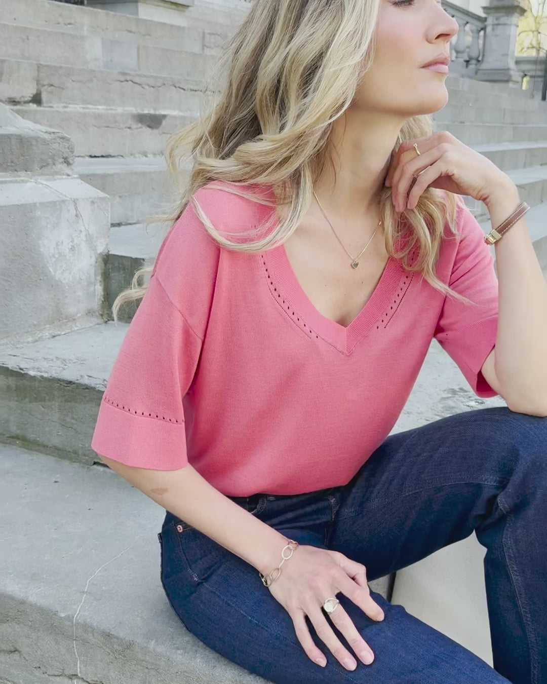 Sweater LA LUNDI Dark Blue