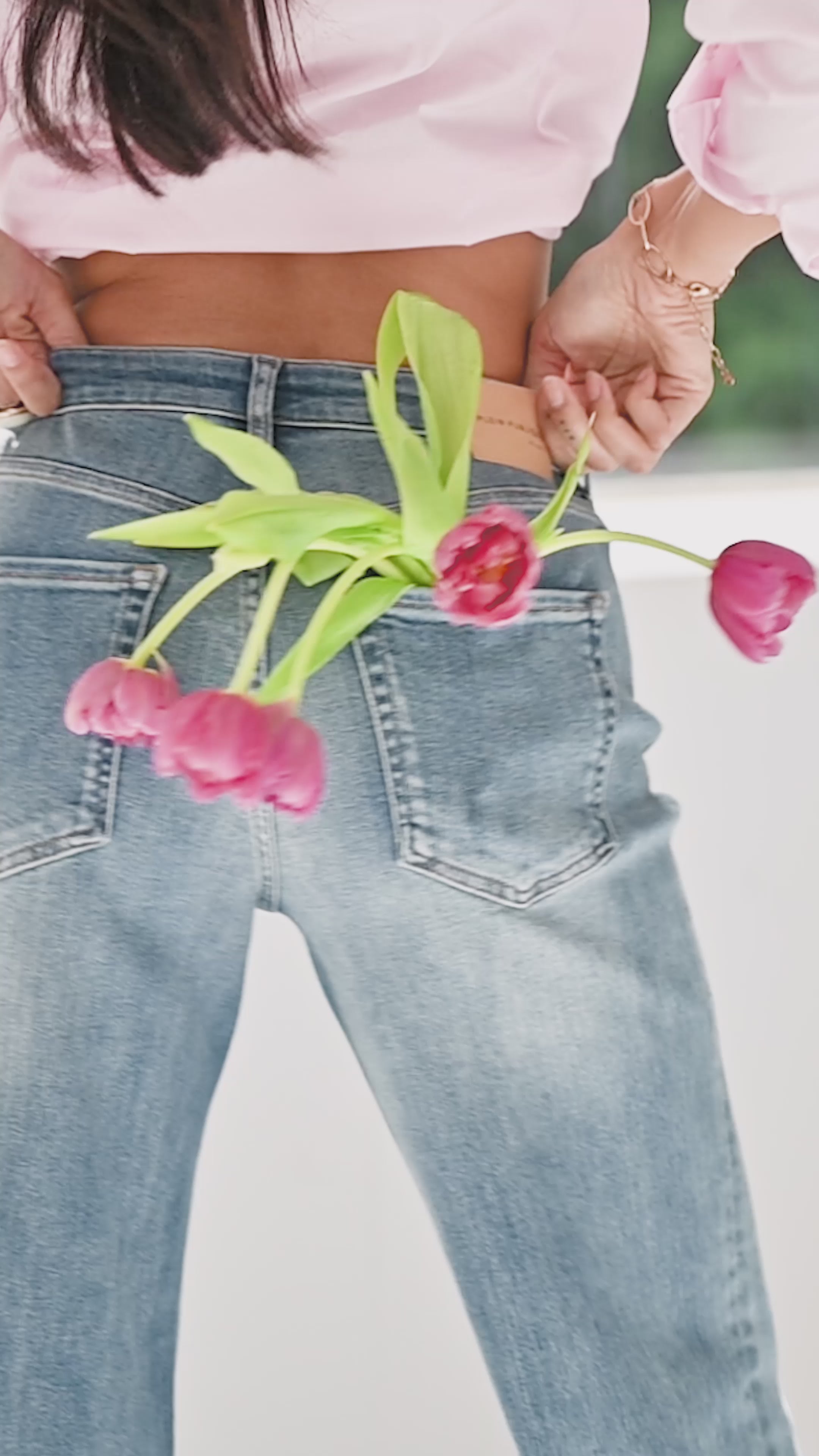 Wide leg jeans LE SPICE Light stone