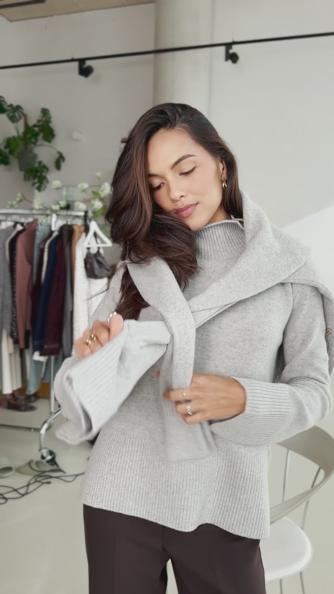 Turtleneck LA COZY Grey