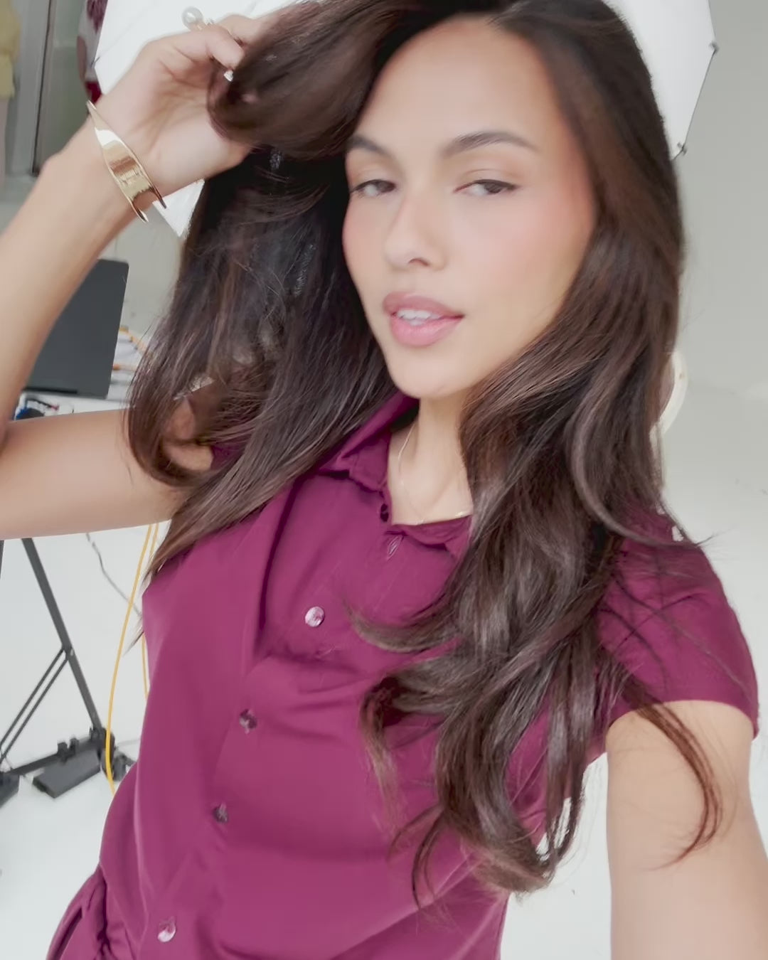 Travel skirt LE MAEL Wine