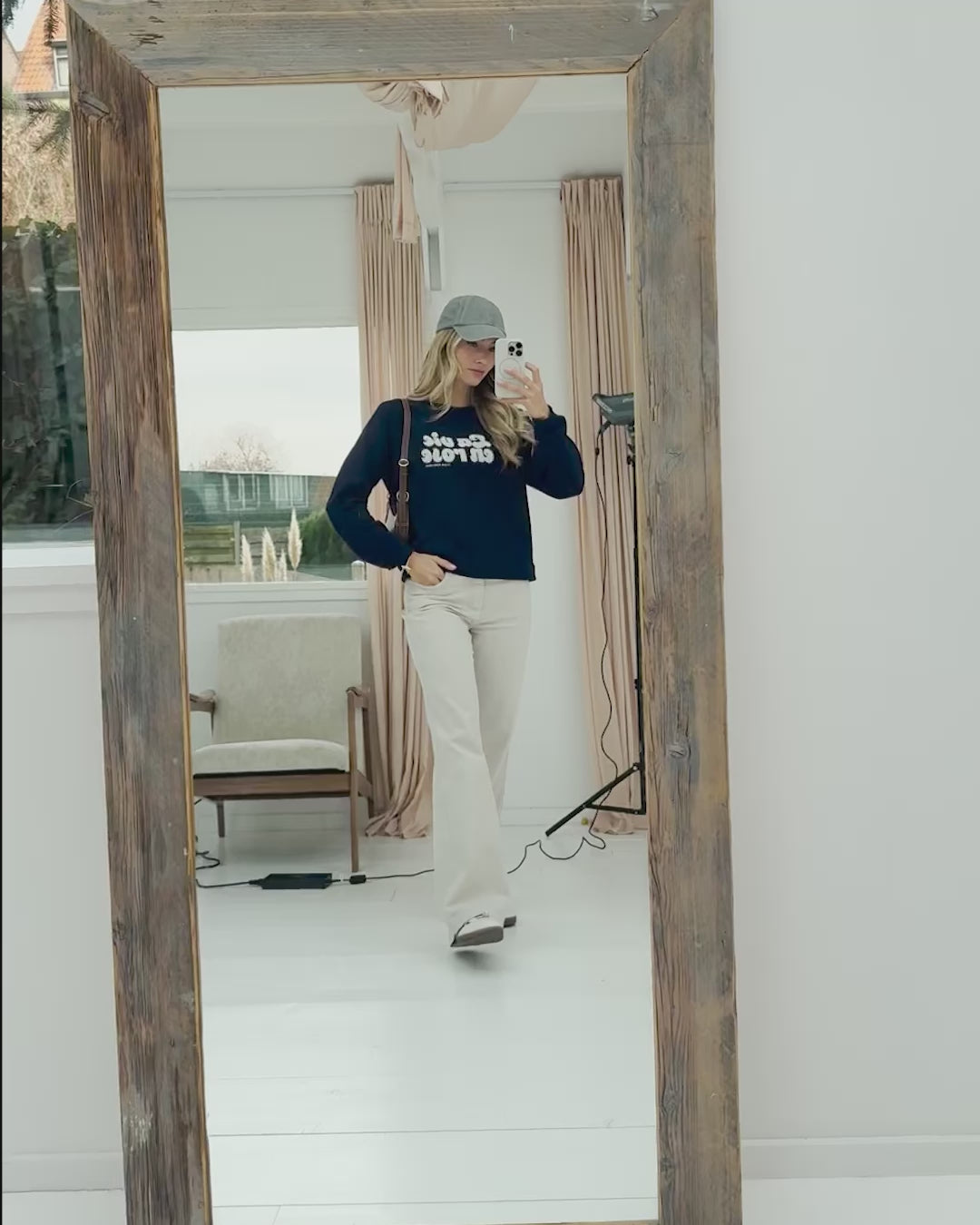 LA SWEAT Dark blue - La vie en rose