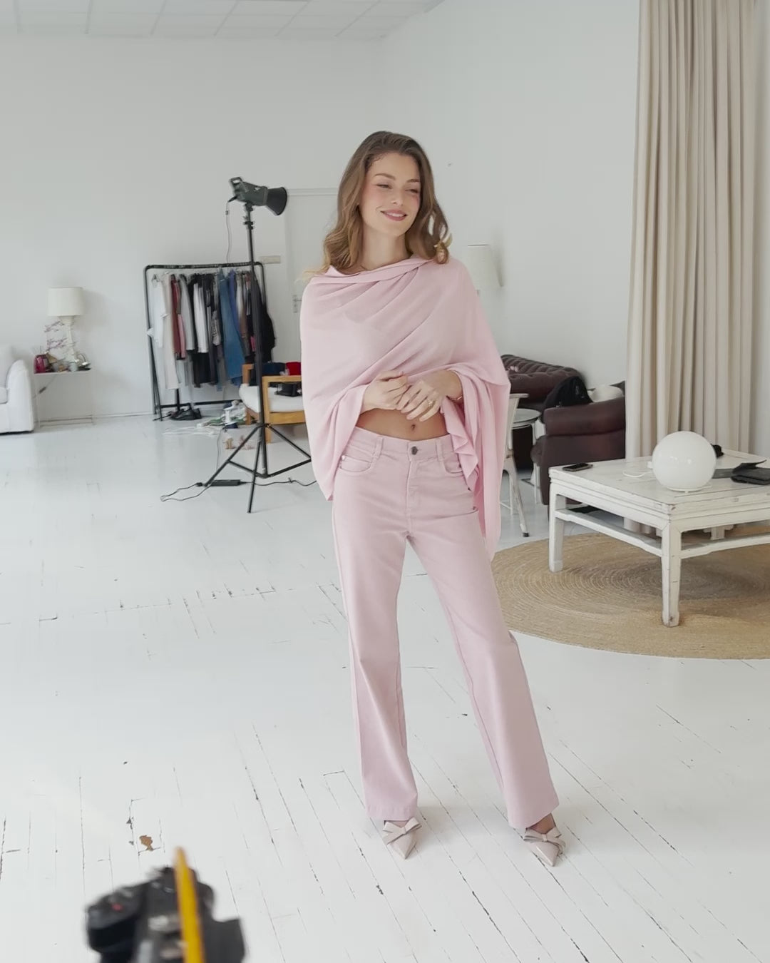 5-pocket pants LE YANNICK Roze