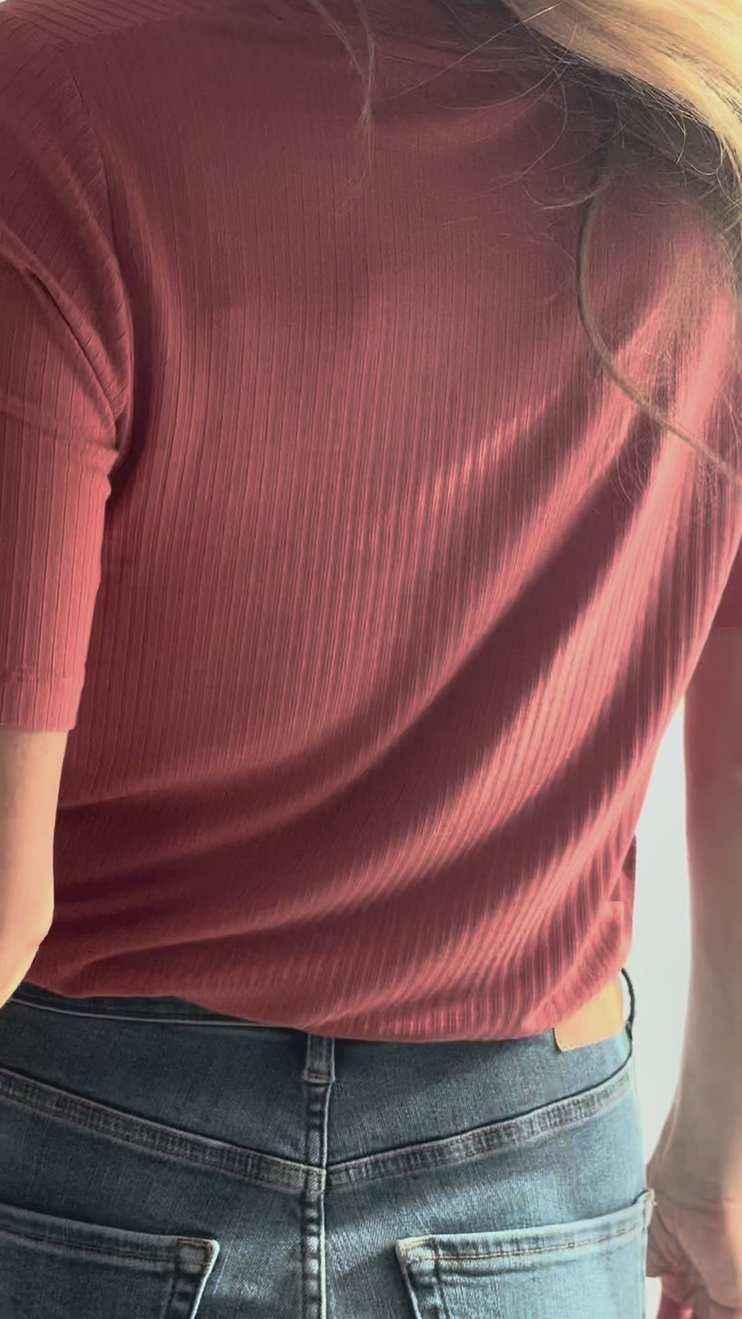 Bamboe T-shirt LES VERSAILLES Bright Terra