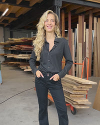 Travel jersey blouse LA CHERISE Anthracite