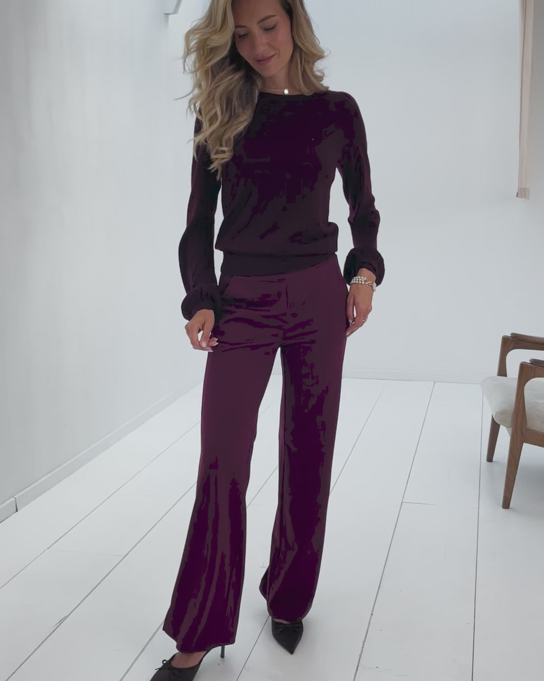 Bordeaux sweater LA COEUR