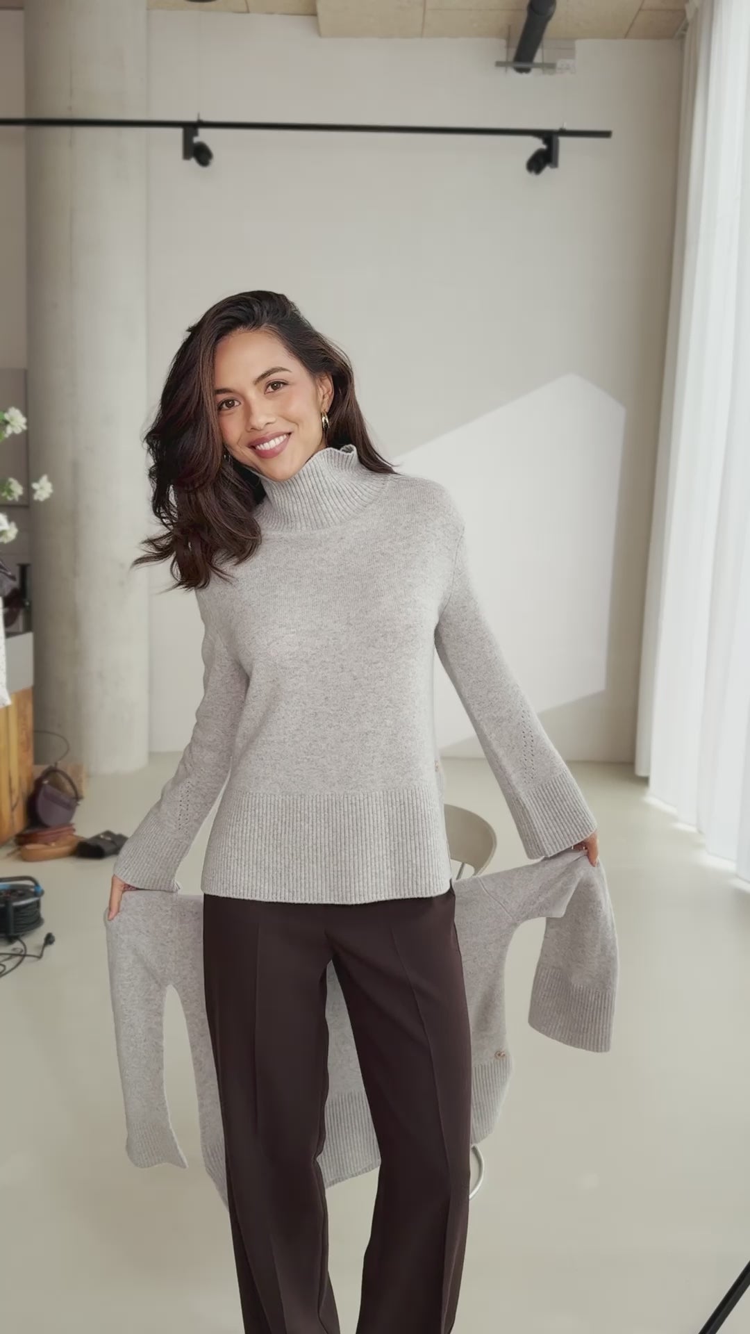 Turtleneck LA COZY Grey