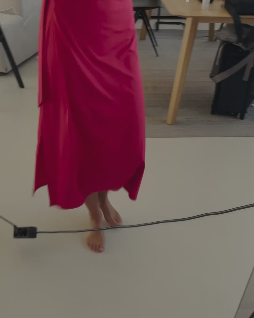 Lange jurk LA FILICIA Rood