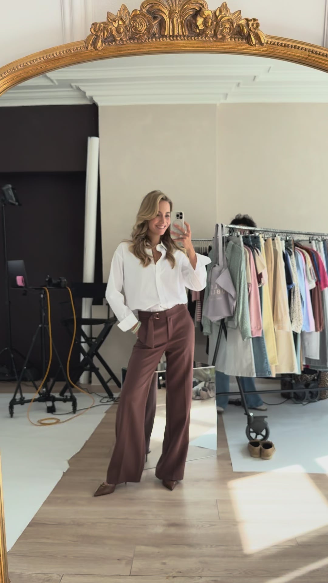 LA WENDE trousers Cocoa