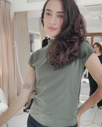 Reise-Rollkragenpullover LA ROMY Army