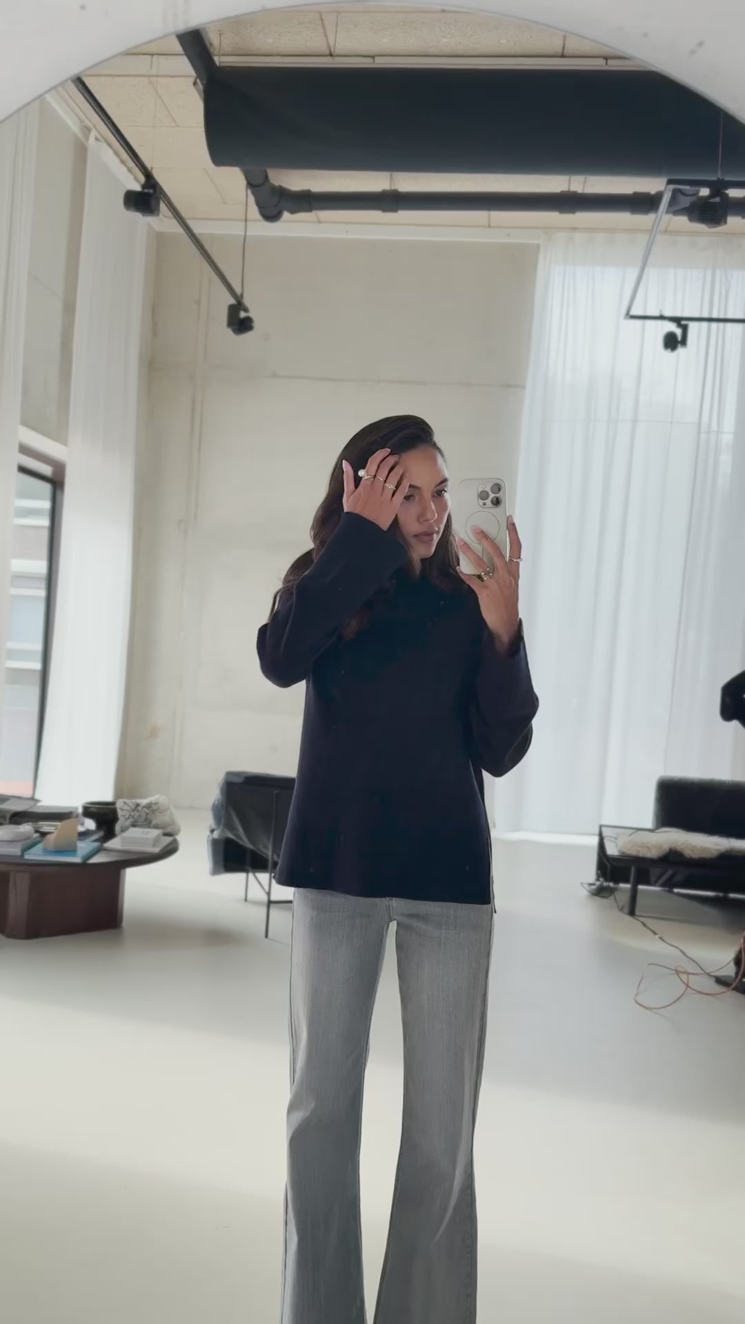 Turtleneck LA COZY Dark Blue