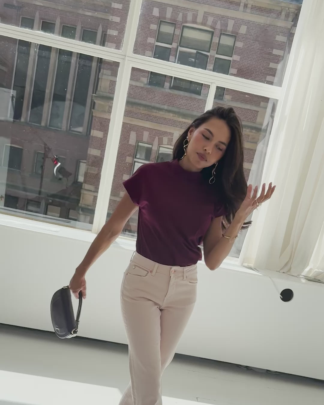 Travel turtleneck LA ROMY Bordeaux