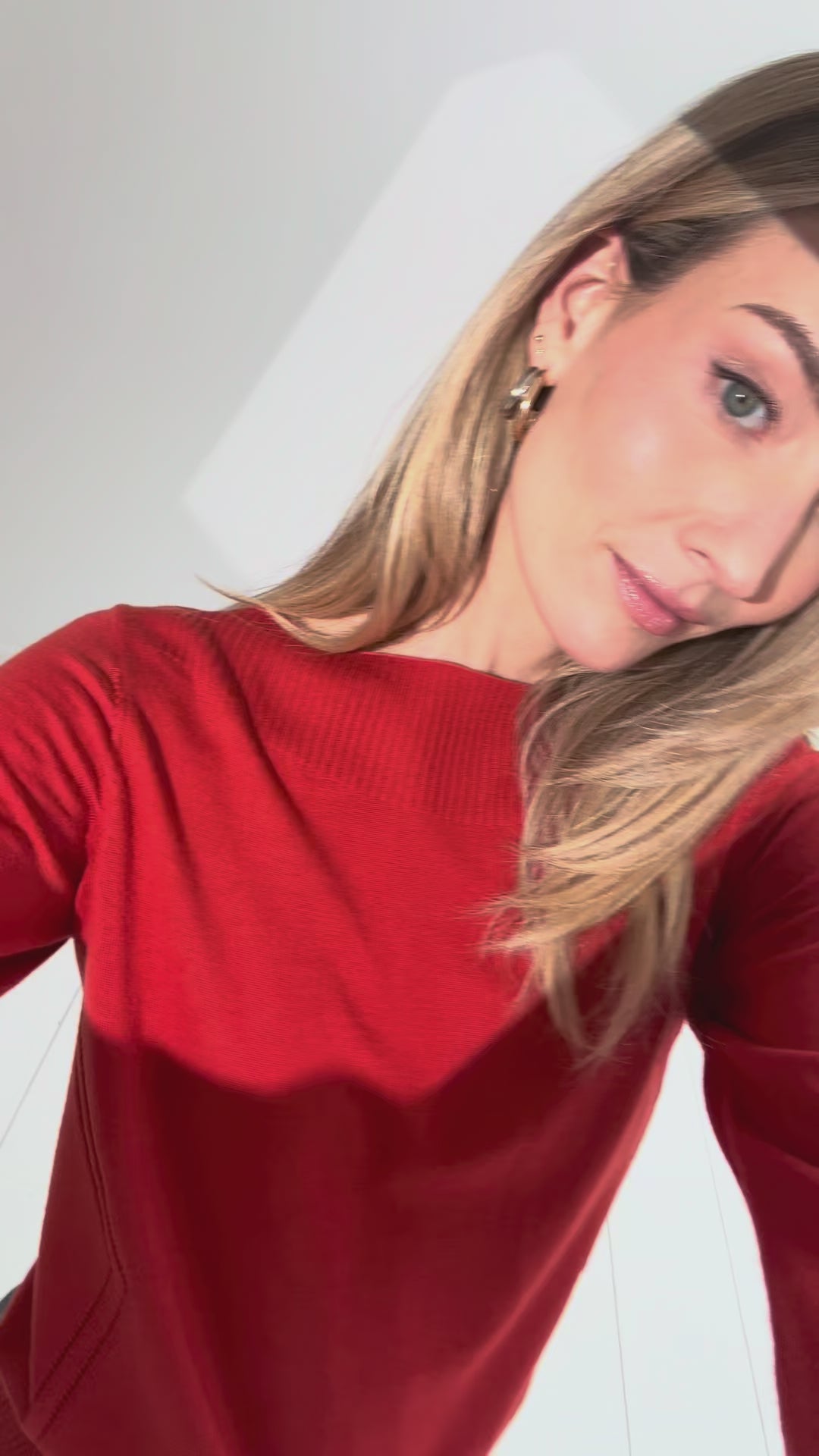 Boatneck sweater LA MUSE Cayenne