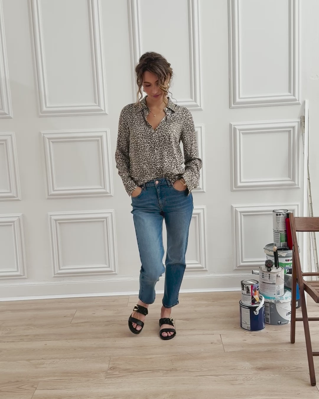 Blouse LA SEZANNE Panterprint