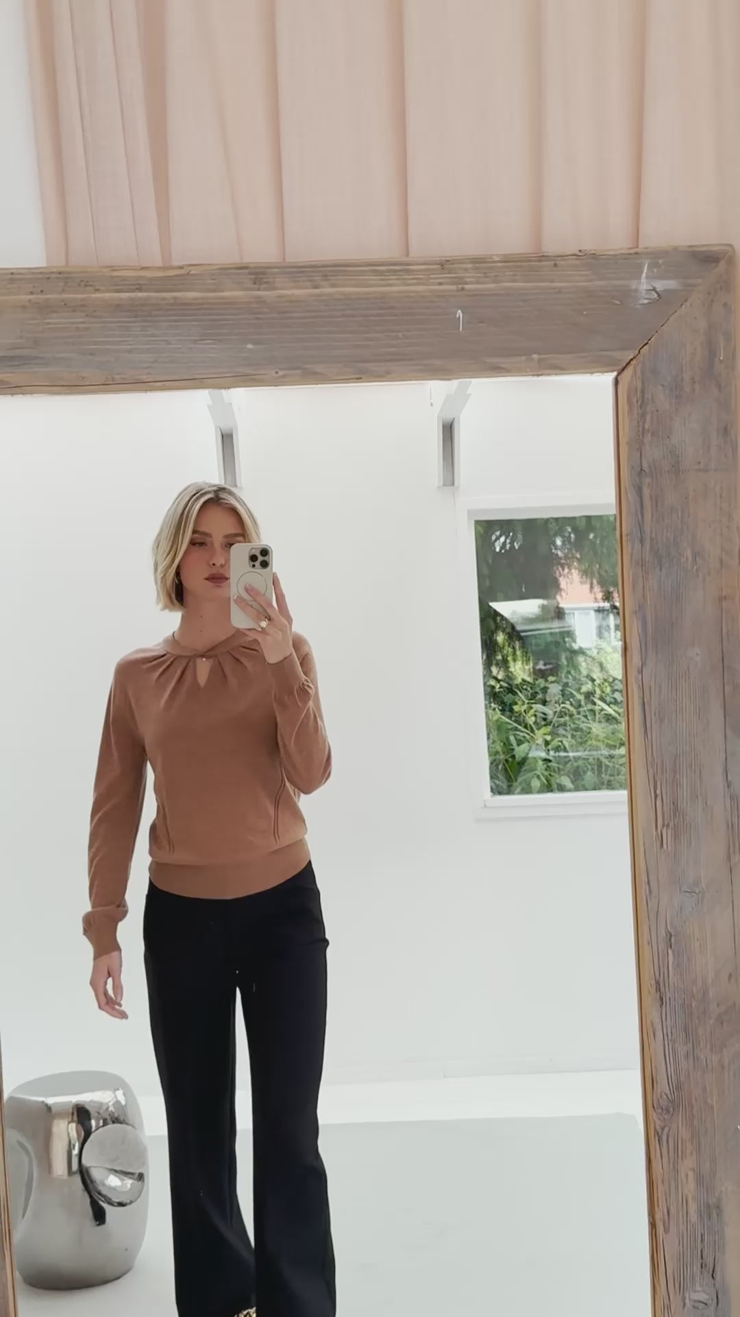 Pullover aus Merinowolle LA TWIST Chai Tea