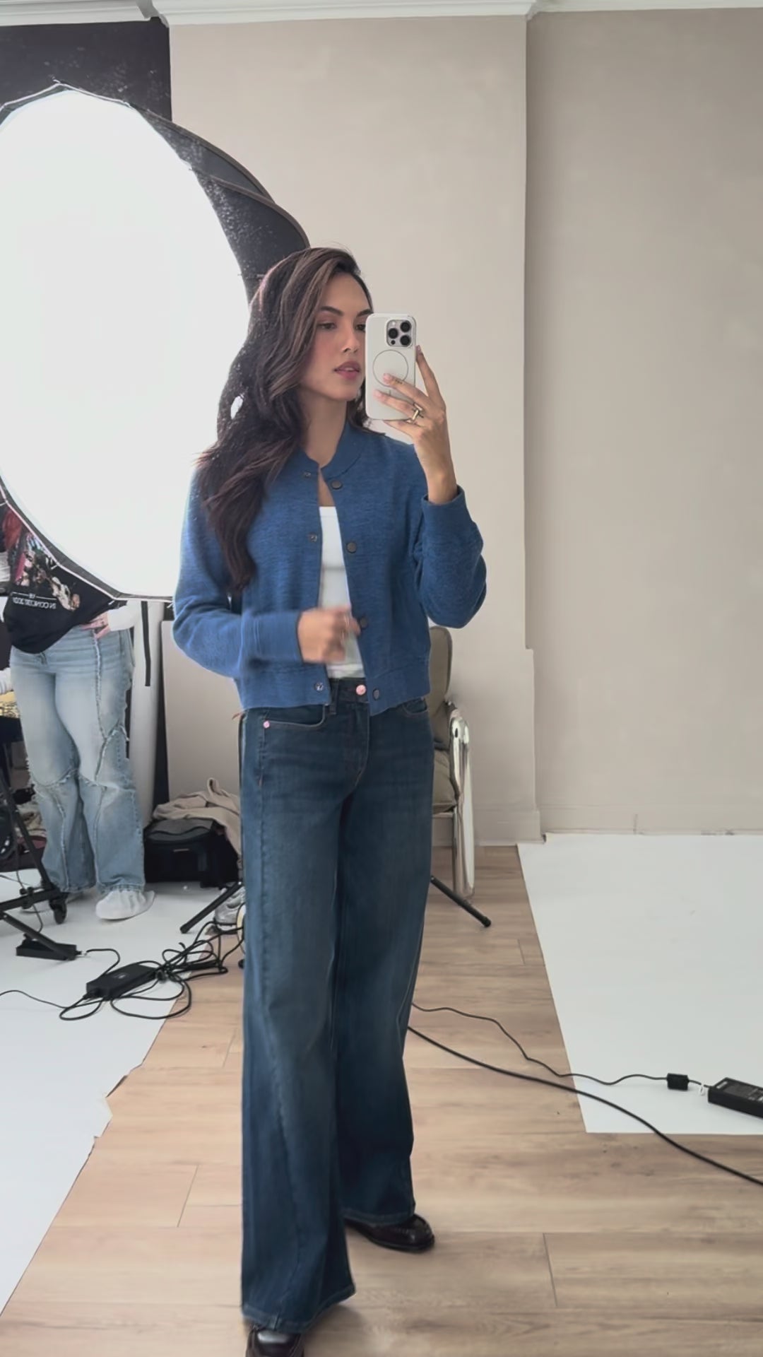 Bomber Jacket LA BOMBA Jeansblue