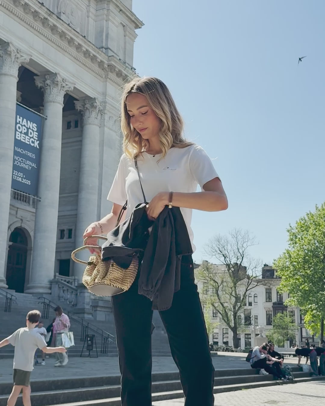 Tencel jeansblouse LA RIVA Charcoal