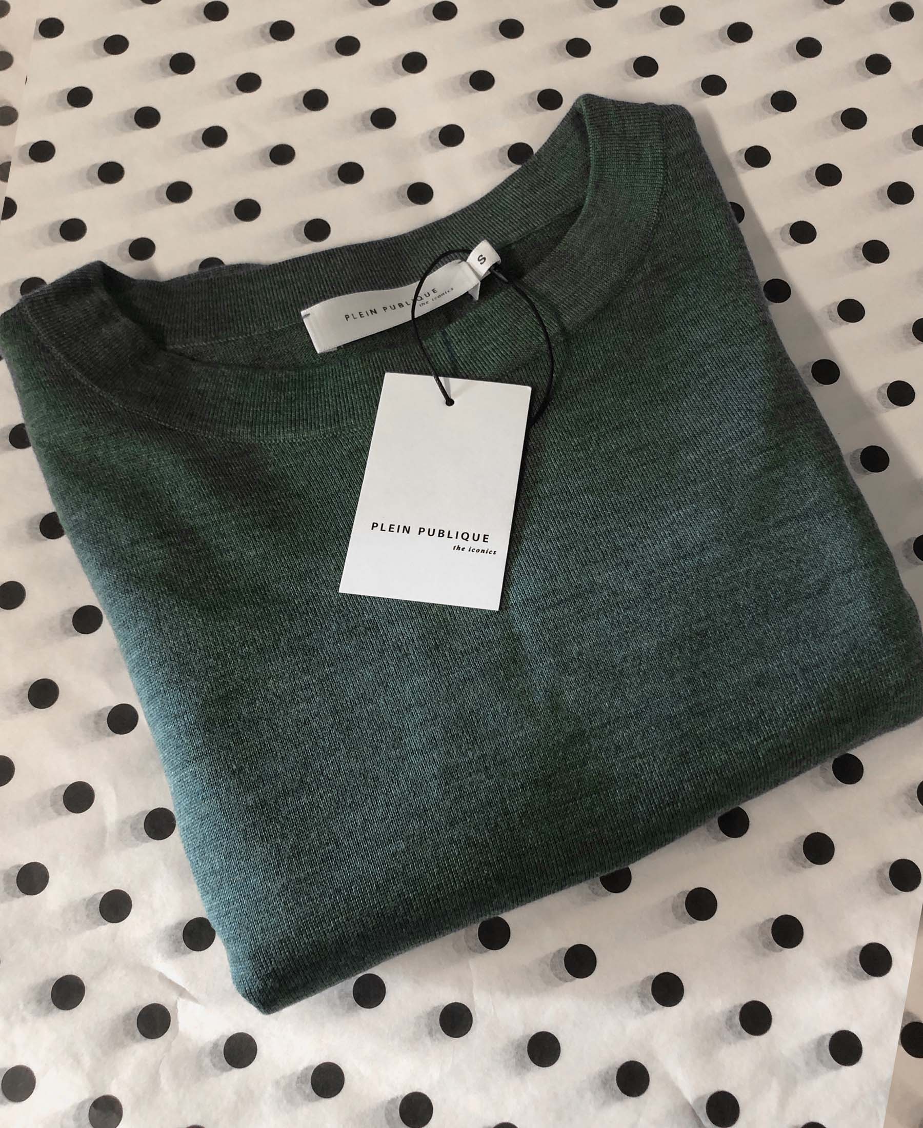 Merino sweater LA COEUR Greenish