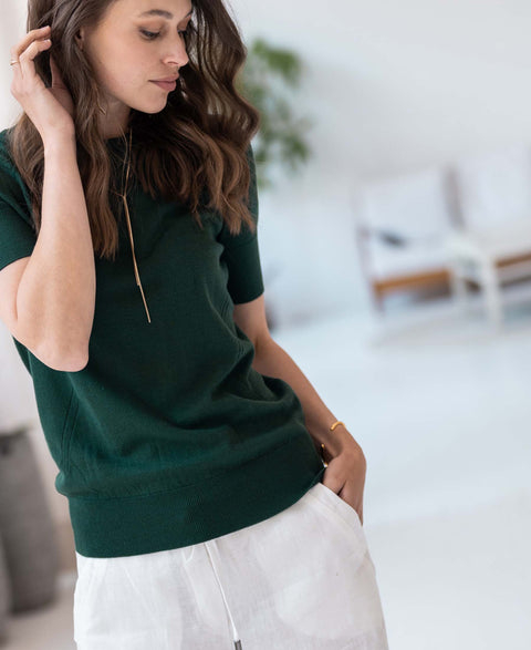 Sweater LA FEMME Green