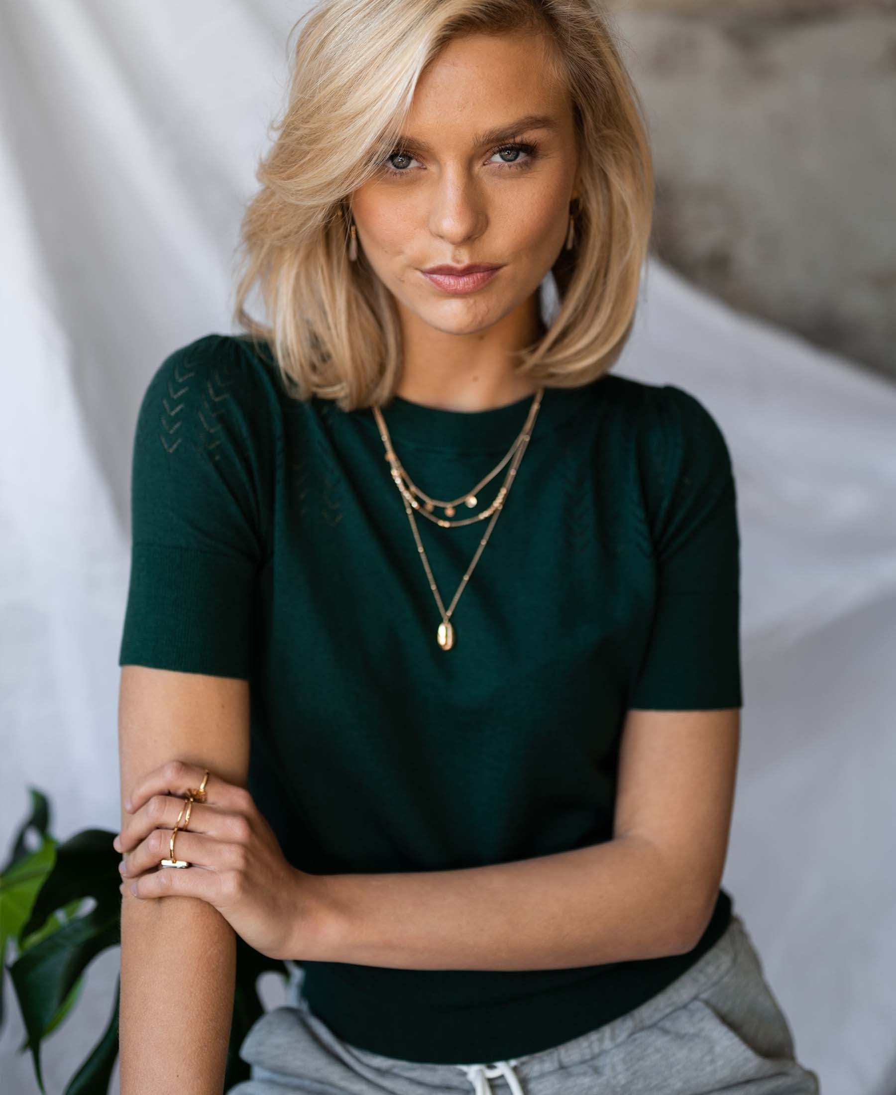 Sweater LA FEMME Green