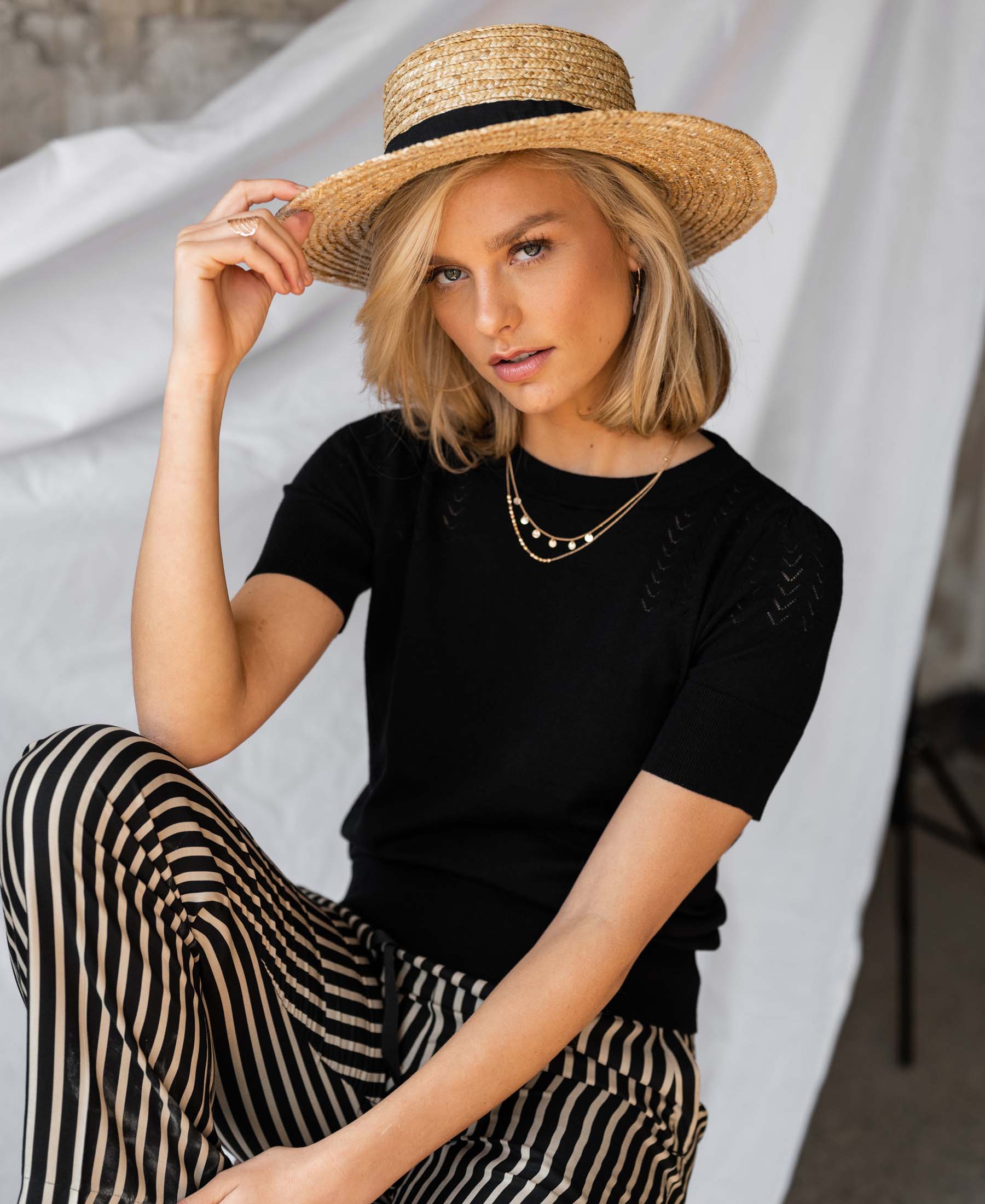 Trui LA FEMME Zwart