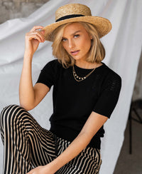 Trui LA FEMME Zwart
