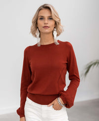 Merino sweater LA COEUR Rosewood