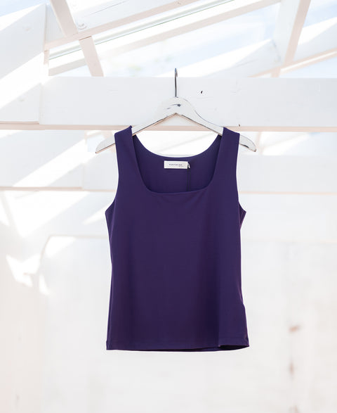 Dubbellaags top L'AMOUR Dark Violet
