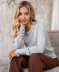 Pullover aus Merinowolle LA MARIS Silbergrau